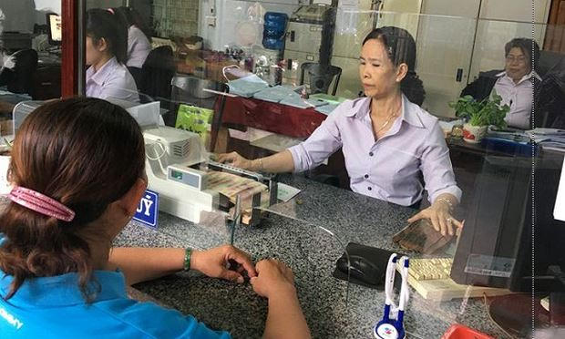 Khách hàng gửi tiền tại Quỹ tín dụng nhân dân Mộc Hóa