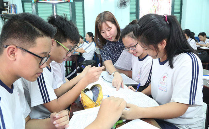 Cấm vận động học sinh bỏ thi vào lớp 10. (Ảnh minh họa)