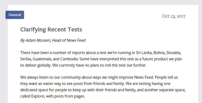 "Tâm thư" của Facebook về vấn đề News Feed mới cho thấy nguyện vọng "kết nối" của người dùng là nguyên nhân cốt lõi.