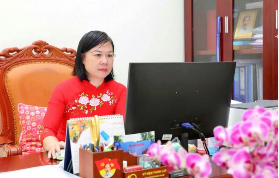 Phong trào hưởng ứng "Tháng Áo dài" tại Thư Lâm không dừng lại ở một buổi lễ phát động, mà được kỳ vọng sẽ trở thành nét đẹp văn hóa bền vững. Ảnh Hồng Sinh