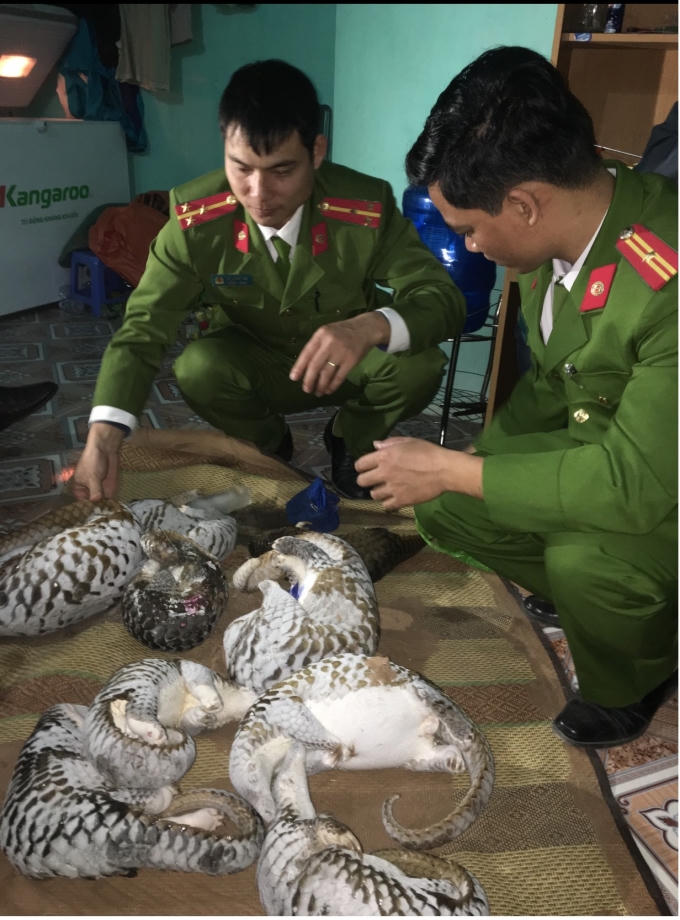 Tang vật cơ quan Công an thu giữ. (Ảnh: Công an Hà Nam)