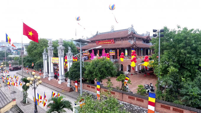Chùa Bầu nơi xuất phát của đoàn rước và thực hiện nghi lễ.