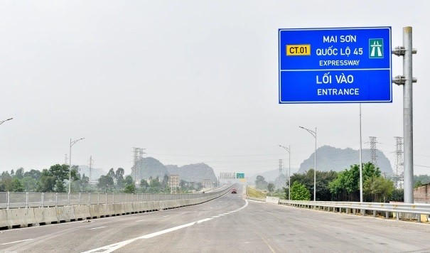 Cao tốc Mai Sơn - quốc lộ 45. Ảnh: Vnexpress
