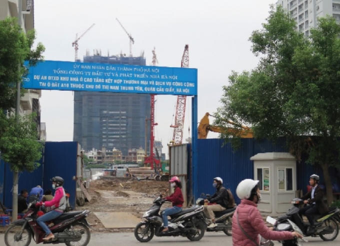 Khởi động công trình nhà ở cao tầng A10, Handico bước vào cuộc đua mới trên thị trường bất động sản (Ảnh: Hà Quang).