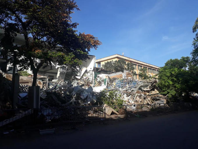 Đã phá dỡ xong 5 công trình sai phạm mà công ty Đa Quốc Gia cho thuê lại.