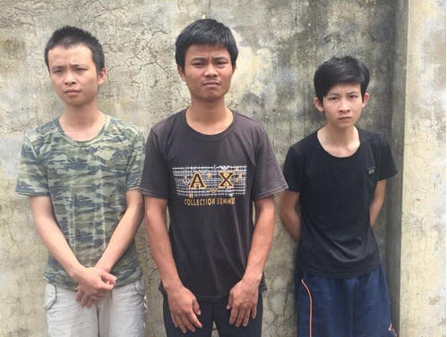 Đối tượng Hào, Trình và Hùng.