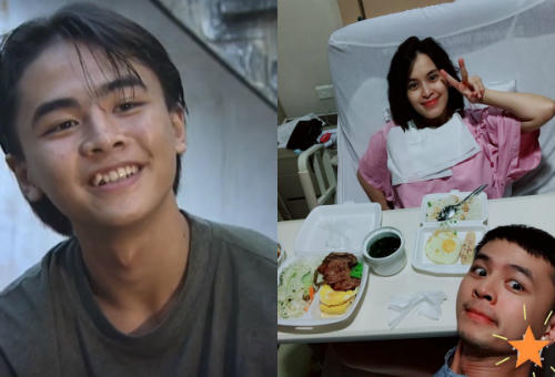 Văn Anh hết lòng chăm sóc bà xã vừa sinh con gái đầu lòng.
