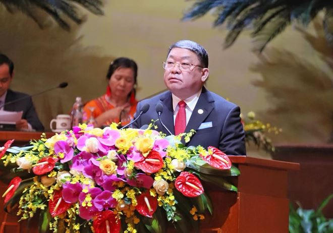 Chủ tịch Ban Chấp hành Trung ương Hội Nông dân Việt Nam Thào Xuân Sùng.