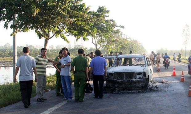Hiện trường vụ việc.