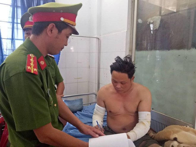 Thụ bị bắt khẩn cấp để điều tra về hành vi giết người. (Ảnh: báo Đời sống Việt Nam)