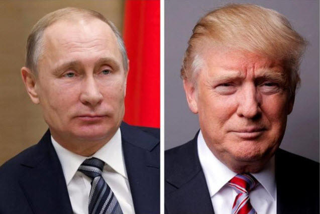 Tổng thống Mỹ Donald Trump và người đồng cấp Nga Vladimir Putin. (Ảnh: Reuters)