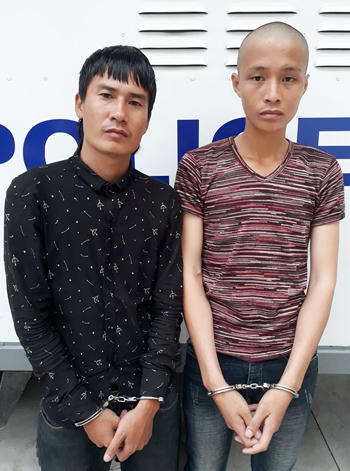 Đối tượng (từ trái qua phải) Nguyễn Văn Soát và Trần Văn Trường.