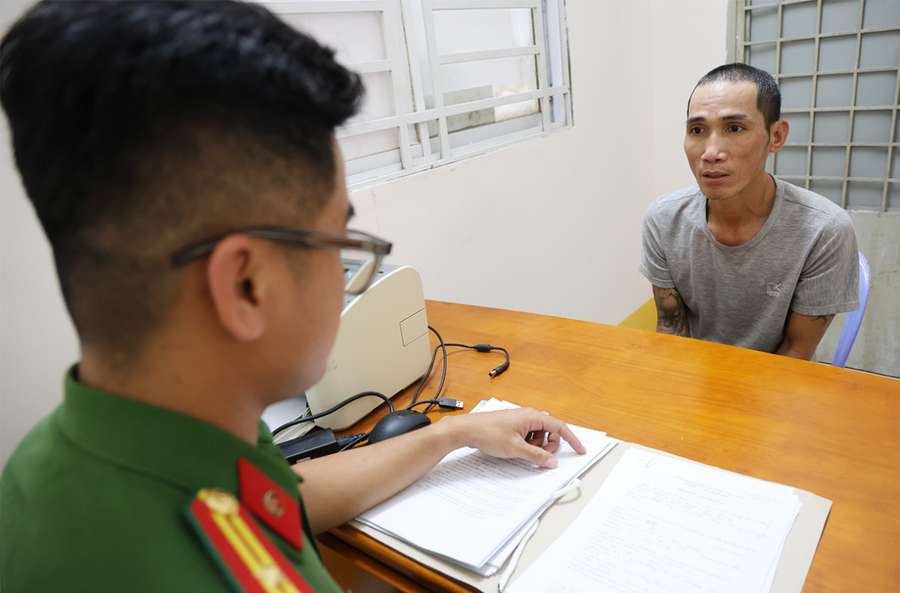 Trần Văn Bình khai nhận tại Công an phường