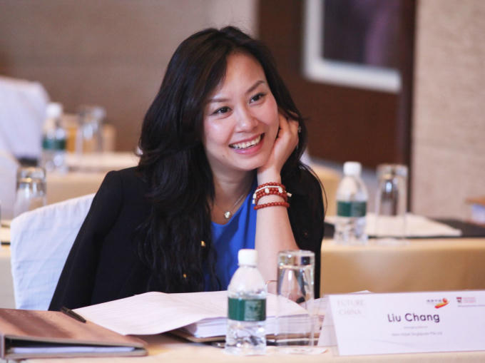 Ái nữ của tỉ phú Liu Yonghao, bà Liu Chang. Ảnh: Bloomberg.