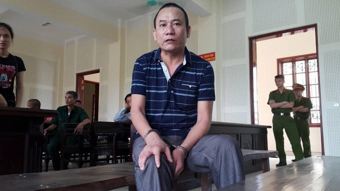 Bị cáo Trần Đại Nghĩa tại phiên xét xử ngày 17/5.