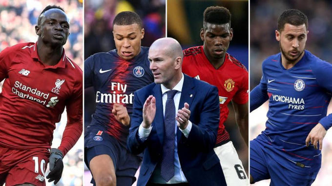 Zidane đã có danh sách cầu thủ bán đi và mua về phiên chuyển nhượng hè 2019 của Real Madrid