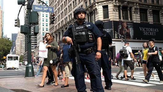 An ninh được tăng cường trước thềm bầu cử Mỹ. (Ảnh: Getty)