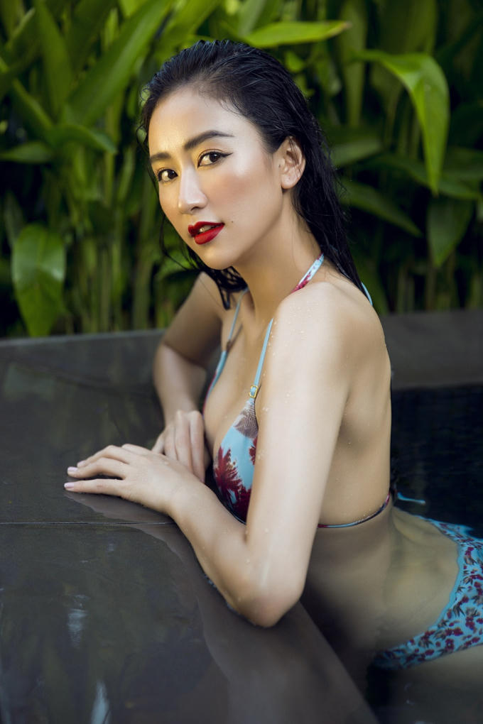 H&agrave; Thu tung bộ ảnh bikini n&oacute;ng bỏng tr&ograve;n 2 năm tham gia Miss Intercontinental