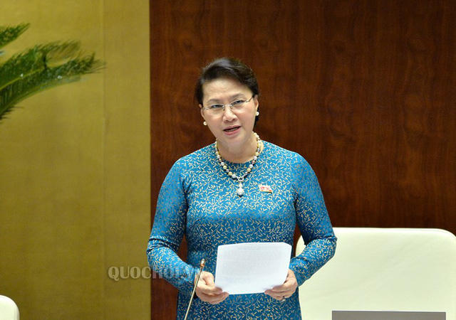 Chủ tịch Quốc hội Nguyễn Thị Kim Ngân.