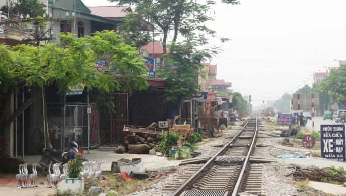 Khu vực ngã ba Cát Đằng, thôn Tân Lập, xã Yên Tiến, huyện Ý Yên nơi xảy ra vụ việc thương tâm.