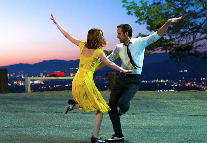 Một cảnh trong phim La La Land.  