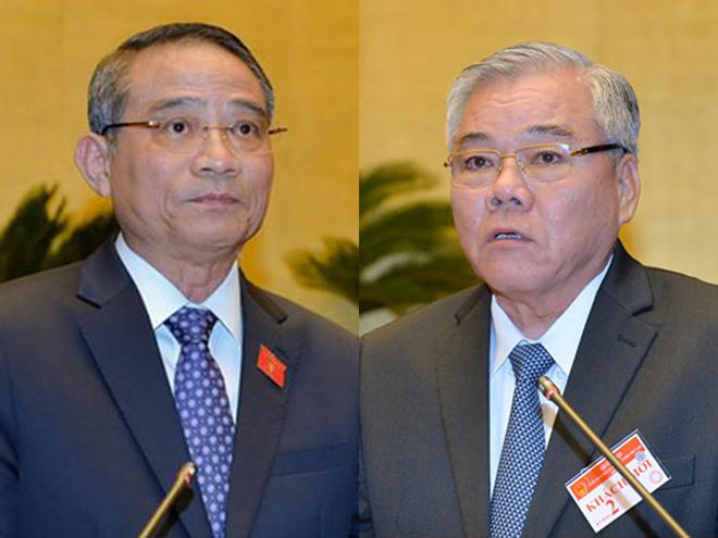 Ông Trương Quang Nghĩa và ông Phan Văn Sáu.