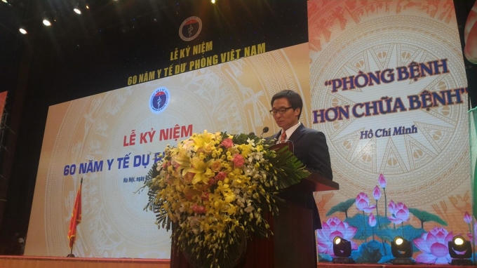 Phó Thủ tướng Vũ Đức Đam phát biểu tại buổi lễ.