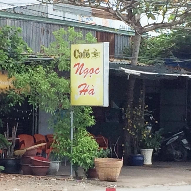 Quán cafe  Ngọc Hà nơi lực lượng công an triệt phá ổ mại dâm.