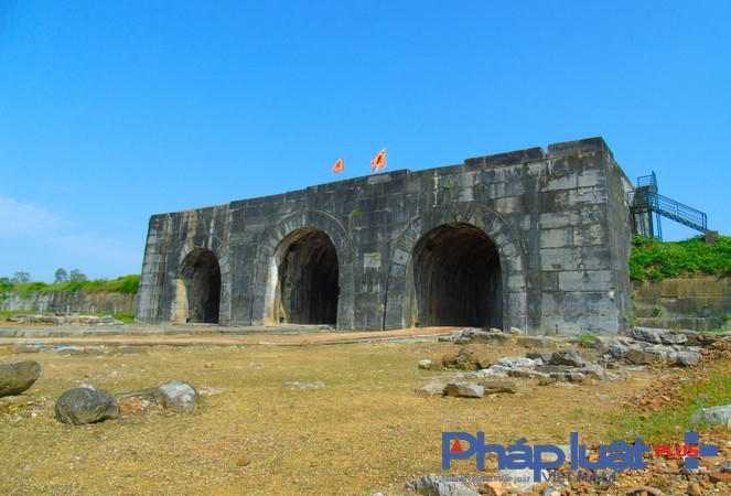 Cổng thành phía Nam là cổng chính dẫn vào Hoàng thành ( Ảnh:Hà Đương)