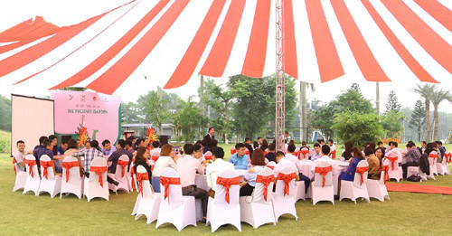 Toàn cảnh buổi lễ ra mắt dự án The Phoenix Garden.