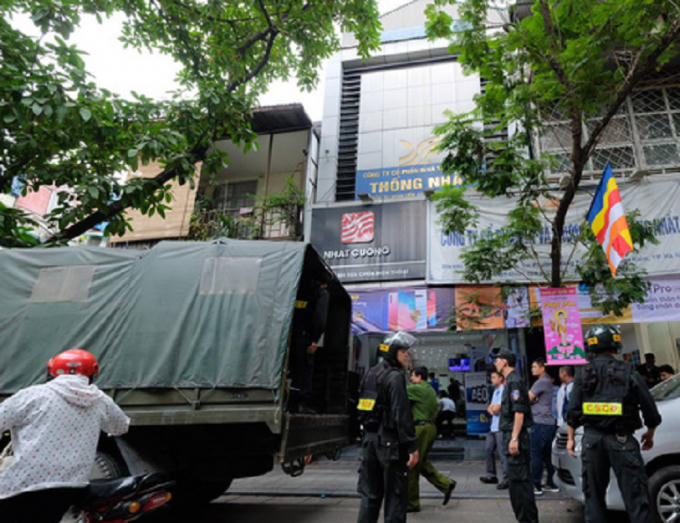 Lực lượng chức năng Bộ Công an thu giữ nhiều tang vật liên quan đến vụ án.