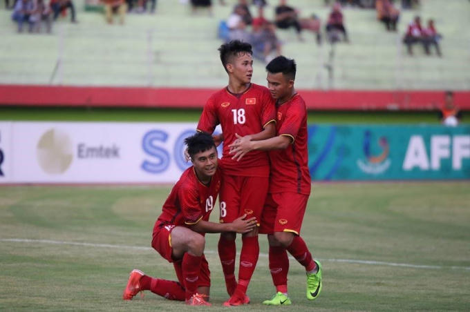 U19 Việt Nam đã để thua đáng tiếc trước U19 Jordan dù có bàn thắng dẫn trước. (Ảnh: Bongda.com.vn)