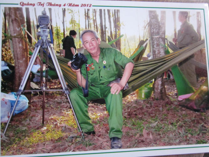 Ông Trần Hữu Cạnh thăm lại chiến trường xưa, Thành cổ Quảng Trị ngày nay (ảnh do nhân vật cung cấp).