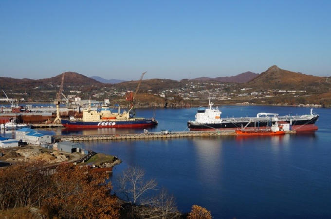 Cảng Slavyanka ở vùng Viễn Đông của Nga. (Ảnh: SHIPSPOTTING)