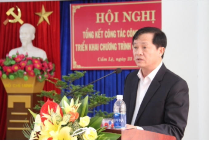 Ông Lê Văn Sơn - Phó Bí thư Quận ủy, Chủ tịch UBND quận Cẩm Lệ. Ảnh: camle.danang.gov.vn.