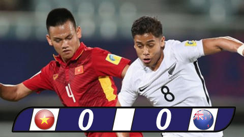Việt Nam đi v&agrave;o lịch sử U20 World Cup sau trận h&ograve;a tr&ecirc;n cơ New Zealand