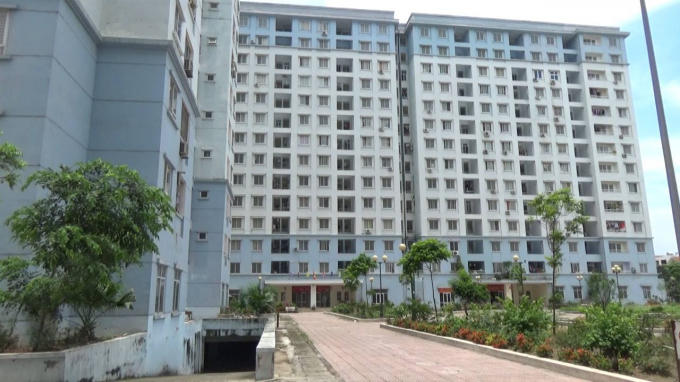 3 khối nhà CT1 A, B, C của Khu tái định cư Thành phố giao lưu (quận Bắc Từ Liêm)