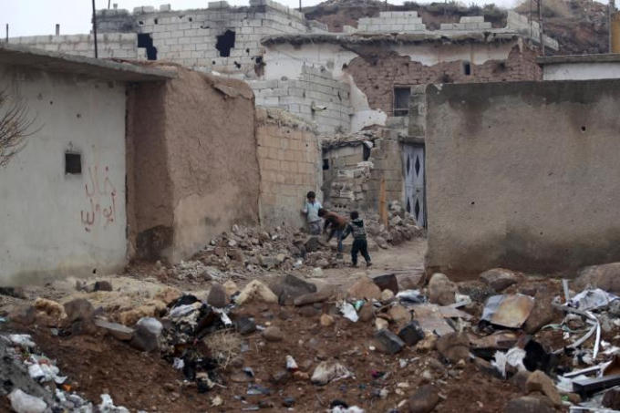 Aleppo hoang tàn sau gần 6 năm nội chiến diễn ra. (Ảnh: Reuters)
