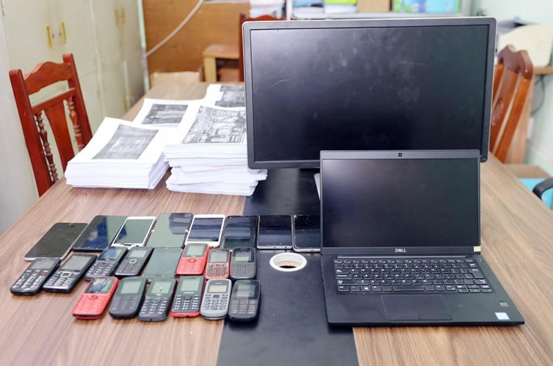  vật chứng trong vụ án.