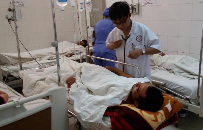 Hiện tại sức khỏe của 7 nạn nhân đã bắt đầu ổn định.