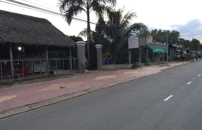 Hiện trường vụ án mạng.