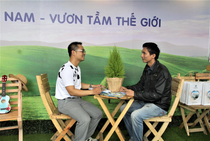 Đến với gian hàng Vinamilk, các bạn luôn nhận được sự hỗ trợ, tư vấn nhiệt tình.