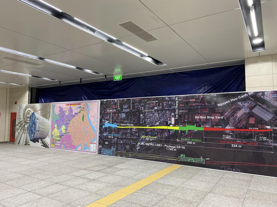 Lối đi tích hợp các tòa nhà, trung tâm thương mại lân cận với nhà ga Metro