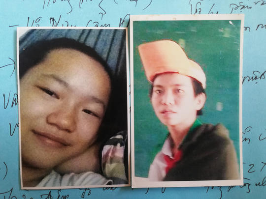 Hình ảnh bé Uyên và Hùng. Ảnh do gia đình cung cấp