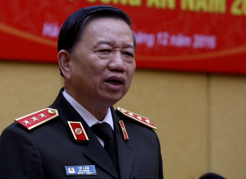 Bộ trưởng Bộ Công an, thượng tướng Tô Lâm. Ảnh: Bá Đô.