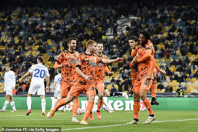 Juventus đã đánh bại Dynamo KIev 2-0 ngay trên sân khách ở lượt đi