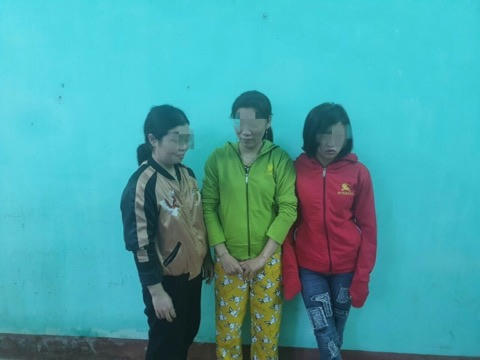 Các đối tượng tại cơ quan công an