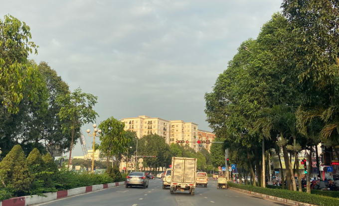 Một góc thành phố Biên Hòa.