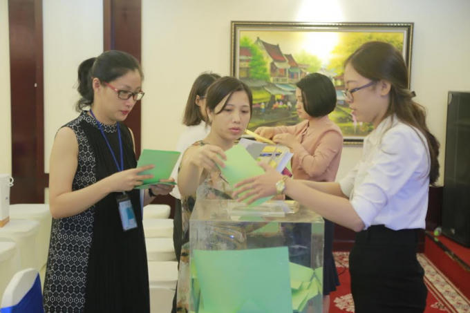 Cổ đông bỏ phiếu thông qua các tờ trình