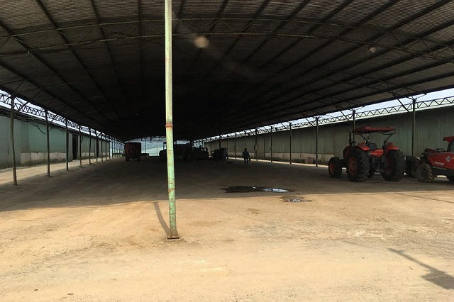 Khu nhà xưởng vắng lặng sau 3 năm triển khai.